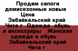 Продам сапоги демисезонные новые › Цена ­ 2 000 - Забайкальский край, Чита г. Одежда, обувь и аксессуары » Женская одежда и обувь   . Забайкальский край,Чита г.